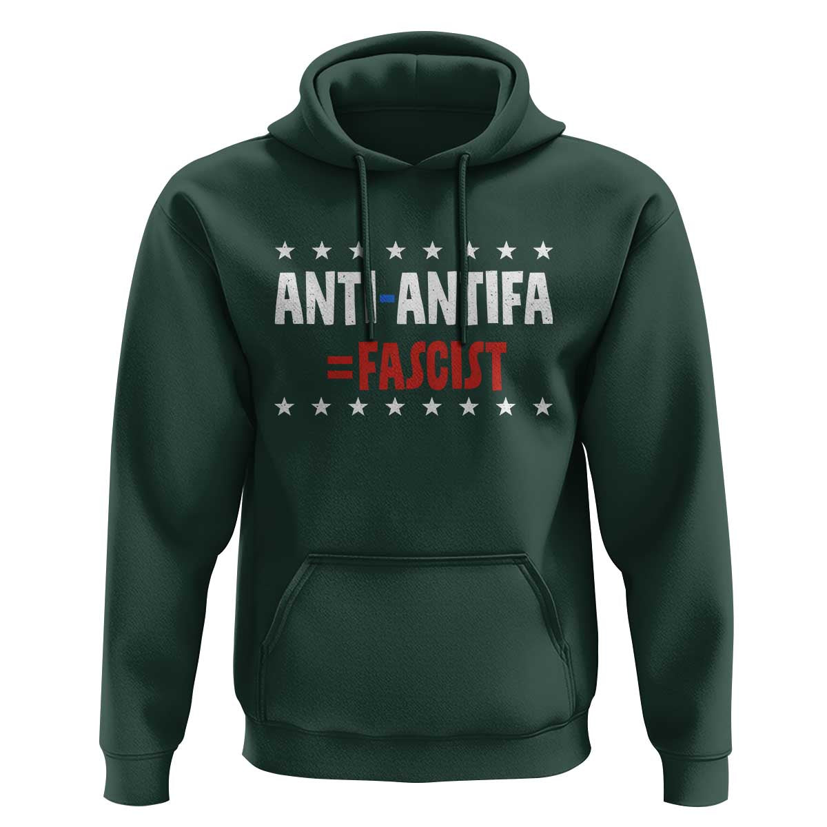 Fight Fascism Protest Anti Fascism Hoodie Vintage Stars And Stripes - Wonder Print Shop