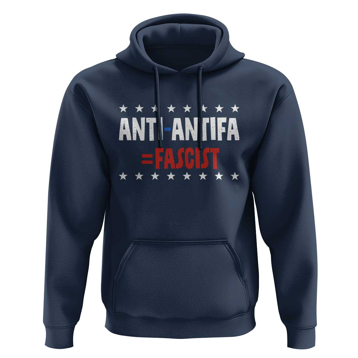 Fight Fascism Protest Anti Fascism Hoodie Vintage Stars And Stripes - Wonder Print Shop