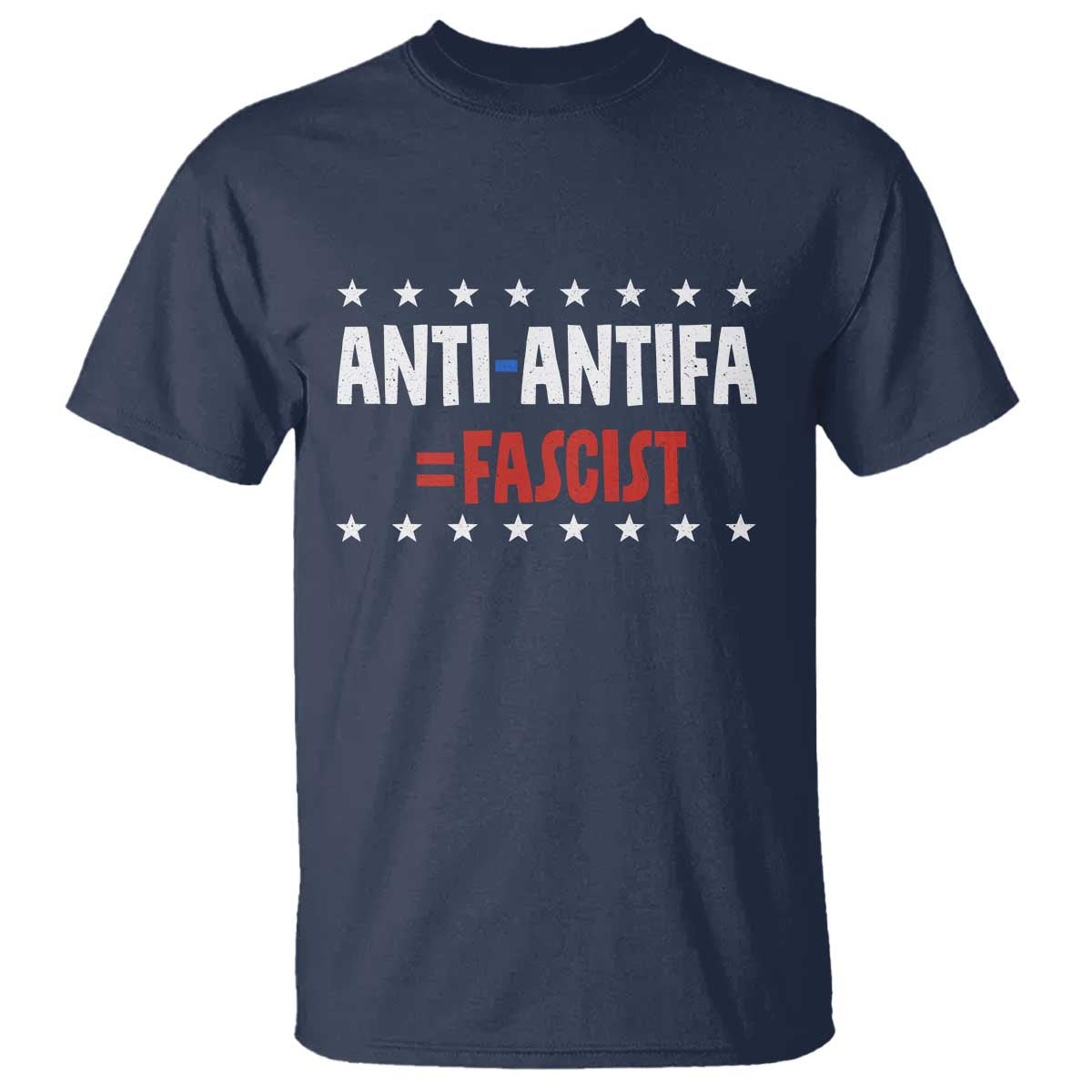 Fight Fascism Protest Anti Fascism T Shirt Vintage Stars And Stripes - Wonder Print Shop