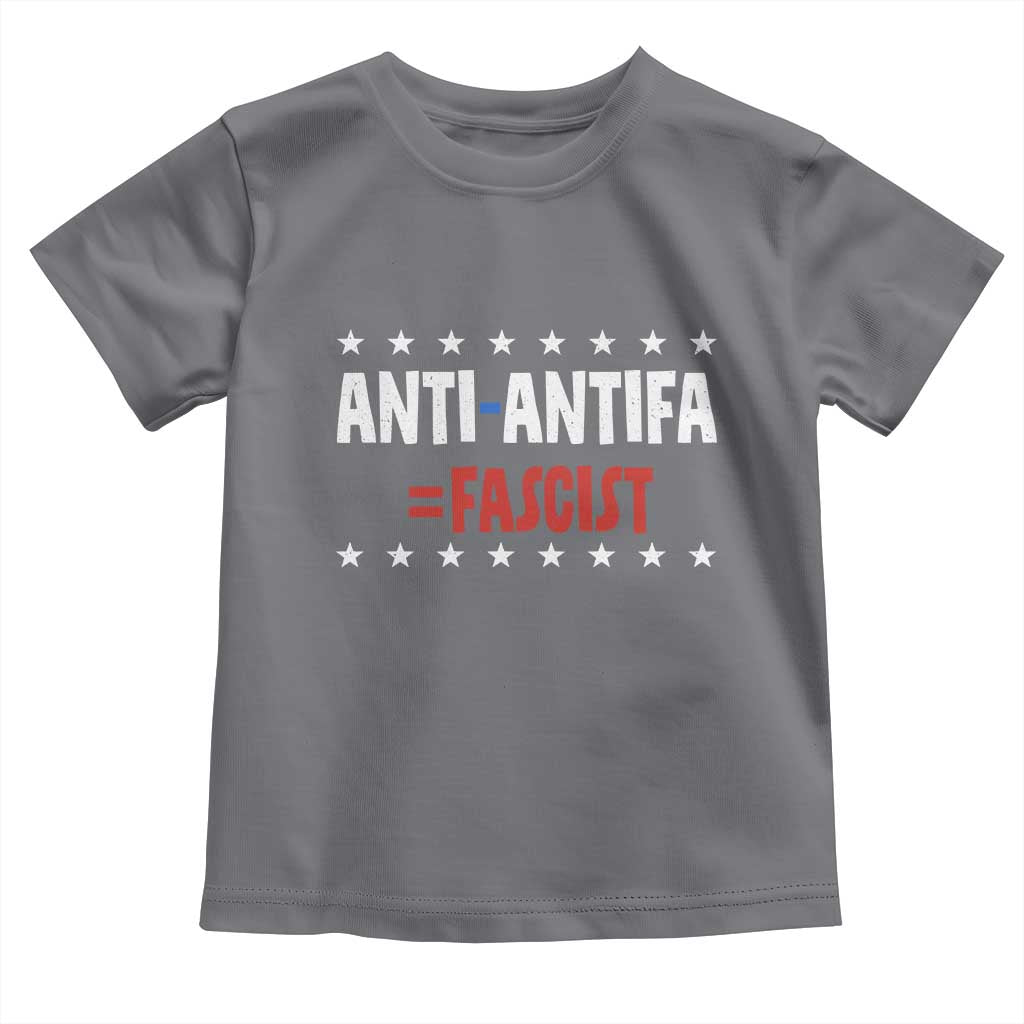 Fight Fascism Protest Anti Fascism Toddler T Shirt Vintage Stars And Stripes - Wonder Print Shop