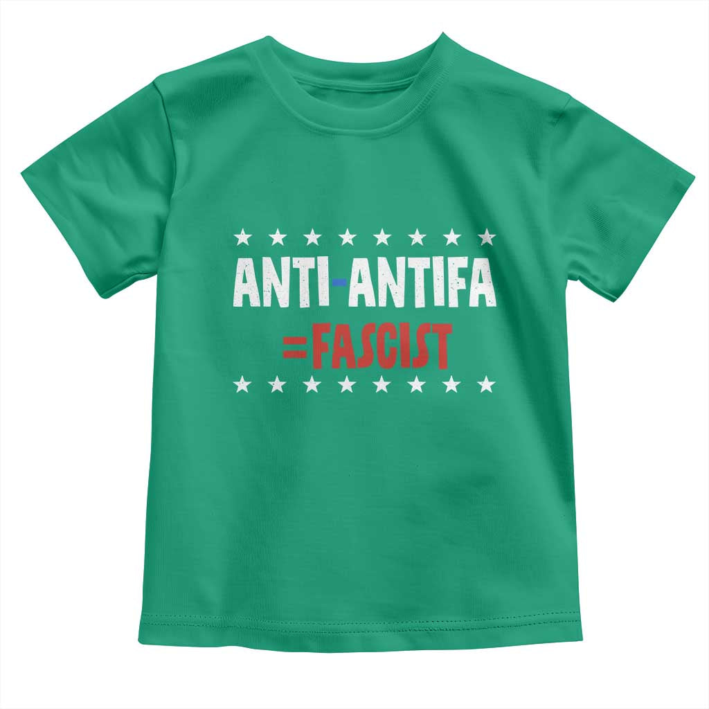 Fight Fascism Protest Anti Fascism Toddler T Shirt Vintage Stars And Stripes - Wonder Print Shop
