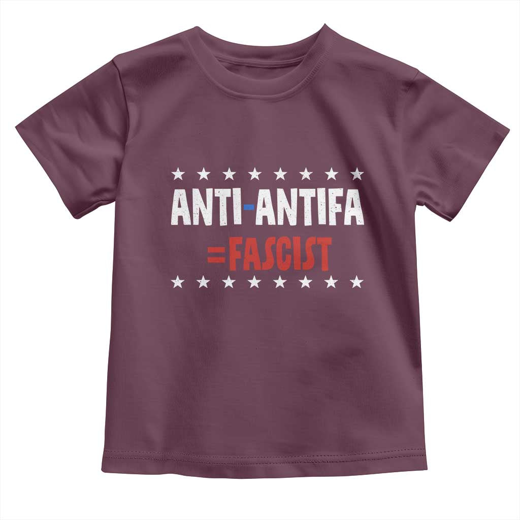 Fight Fascism Protest Anti Fascism Toddler T Shirt Vintage Stars And Stripes - Wonder Print Shop