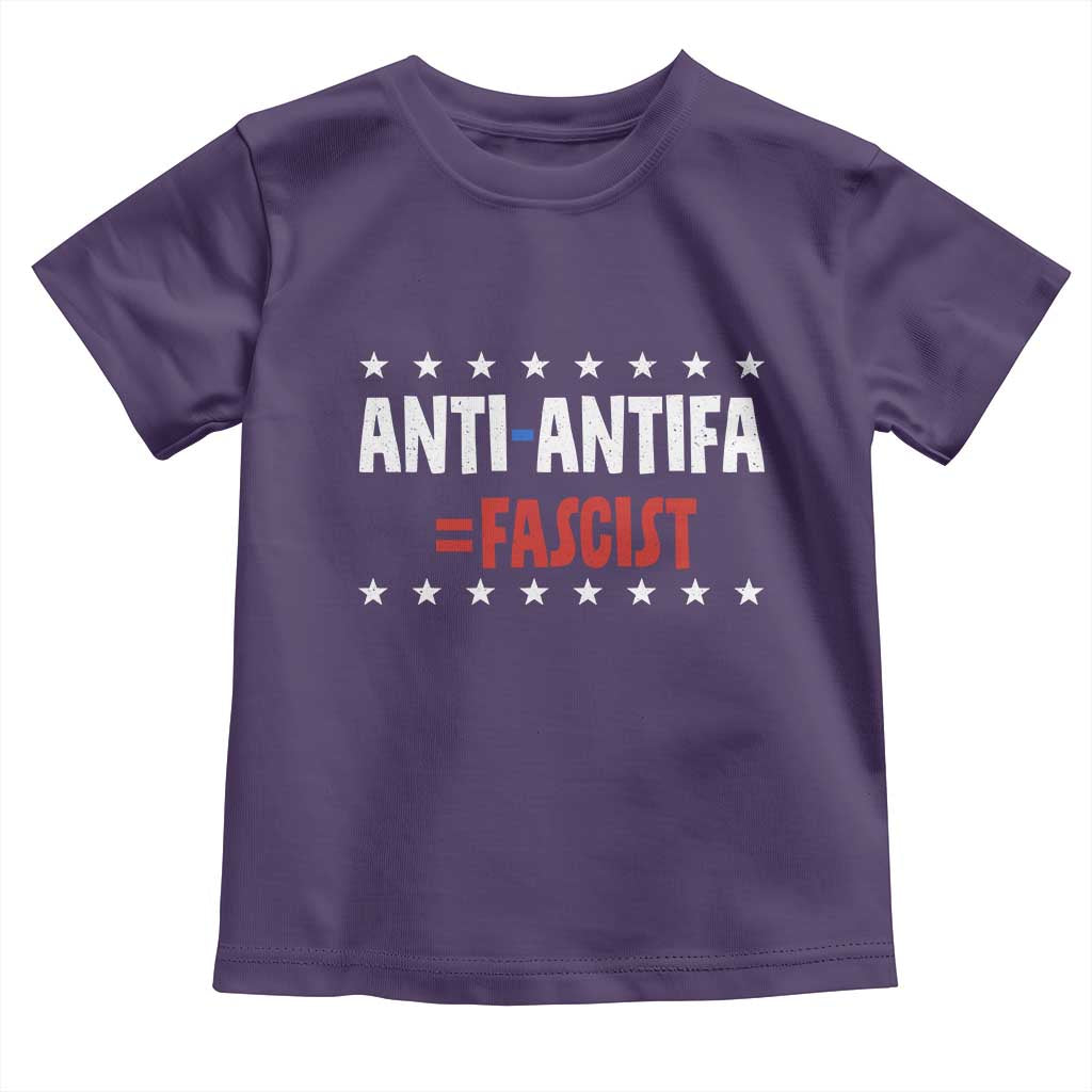 Fight Fascism Protest Anti Fascism Toddler T Shirt Vintage Stars And Stripes - Wonder Print Shop