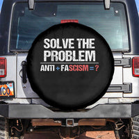 Funny Anti Fascism Protest Spare Tire Cover Solve The Problem - Wonder Print Shop