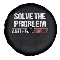 Funny Anti Fascism Protest Spare Tire Cover Solve The Problem - Wonder Print Shop
