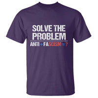 Funny Anti Fascism Protest T Shirt Solve The Problem - Wonder Print Shop