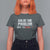Funny Anti Fascism Protest T Shirt For Women Solve The Problem - Wonder Print Shop