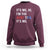 Funny Aunt Tifa Sweatshirt Its Me Hi I Am The Aunt Tifa Fight Fascism Protest - Wonder Print Shop