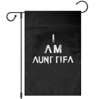 Funny I Am Aunt Tifa Garden Flag Political Satire Fight Fascism Protest - Wonder Print Shop