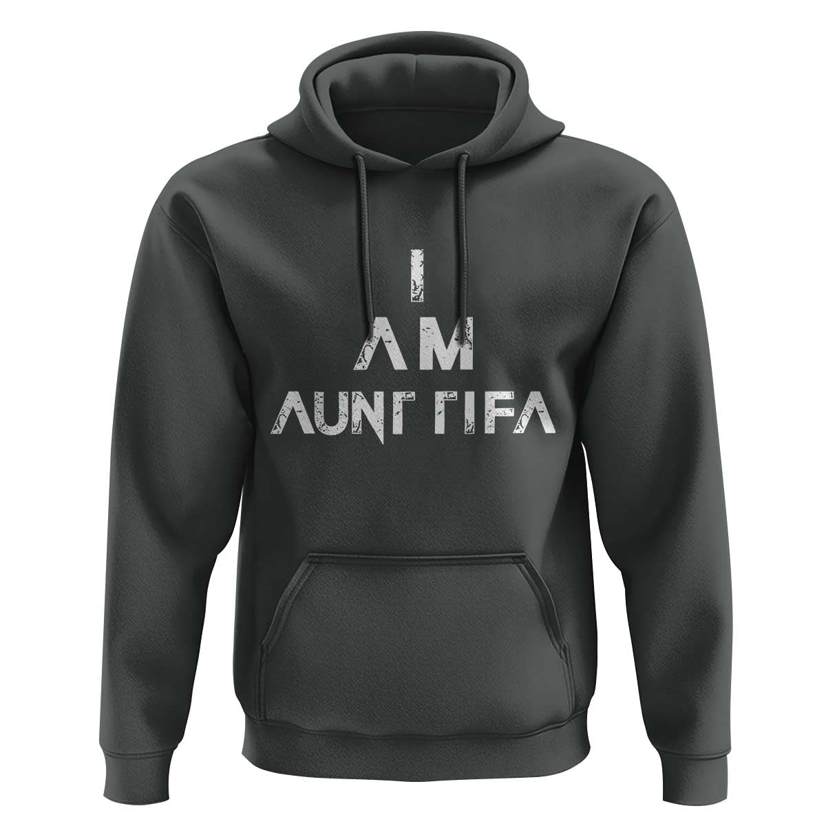 Funny I Am Aunt Tifa Hoodie Political Satire Fight Fascism Protest - Wonder Print Shop