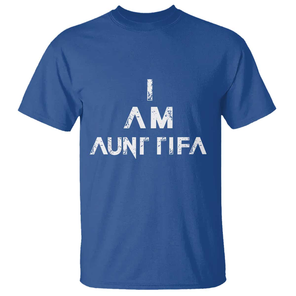 Funny I Am Aunt Tifa T Shirt Political Satire Fight Fascism Protest - Wonder Print Shop