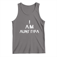 Funny I Am Aunt Tifa Tank Top Political Satire Fight Fascism Protest - Wonder Print Shop