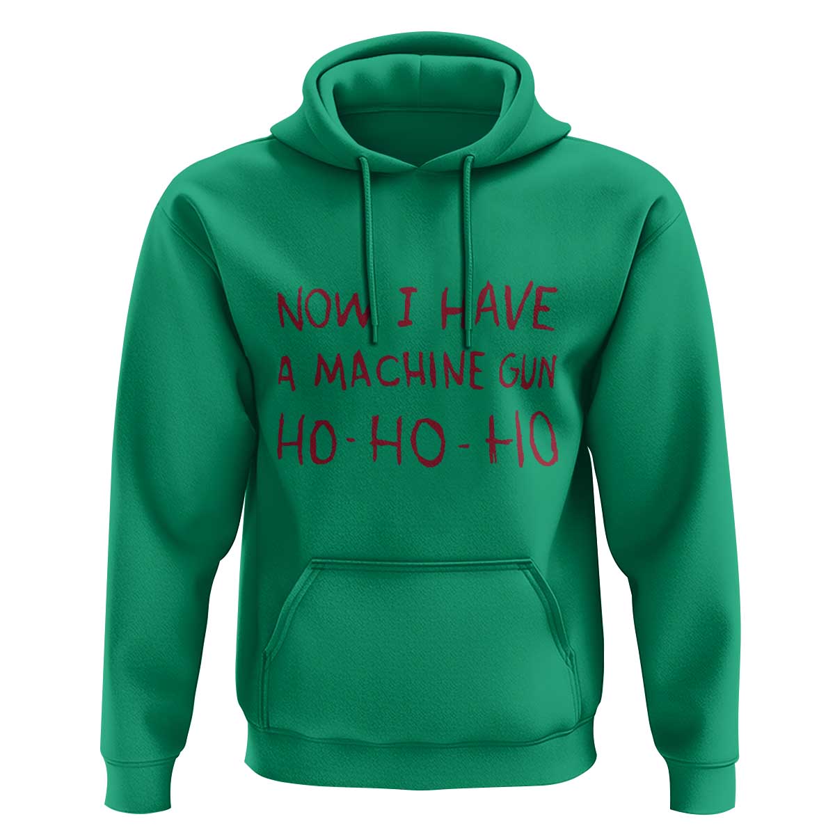 Now I Have A Machine Gun Hoodie Funny Xmas 90s Movie - Wonder Print Shop