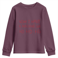 Now I Have A Machine Gun Youth Sweatshirt Funny Xmas 90s Movie - Wonder Print Shop