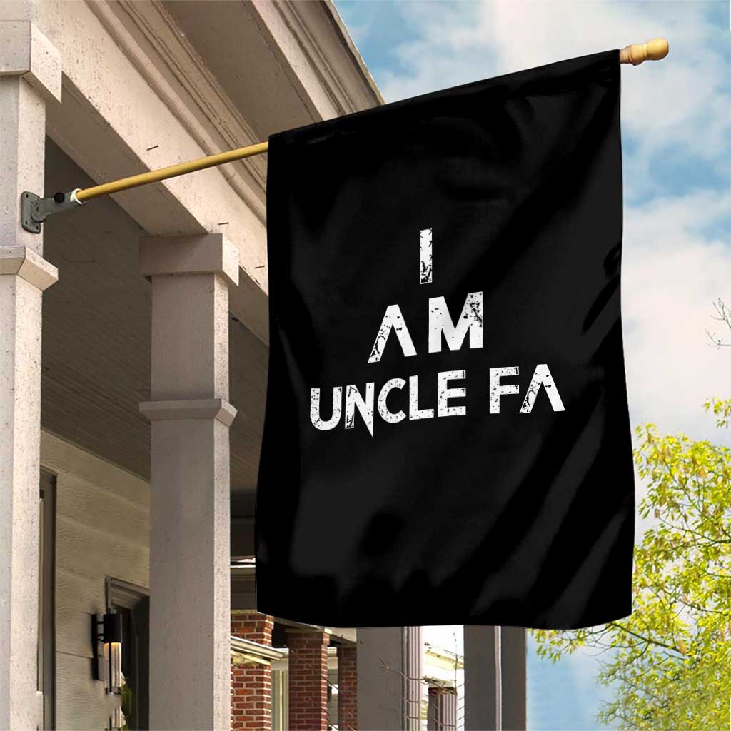 Funny I Am Uncle Fa Garden Flag Political Satire Fight Fascism Protest - Wonder Print Shop