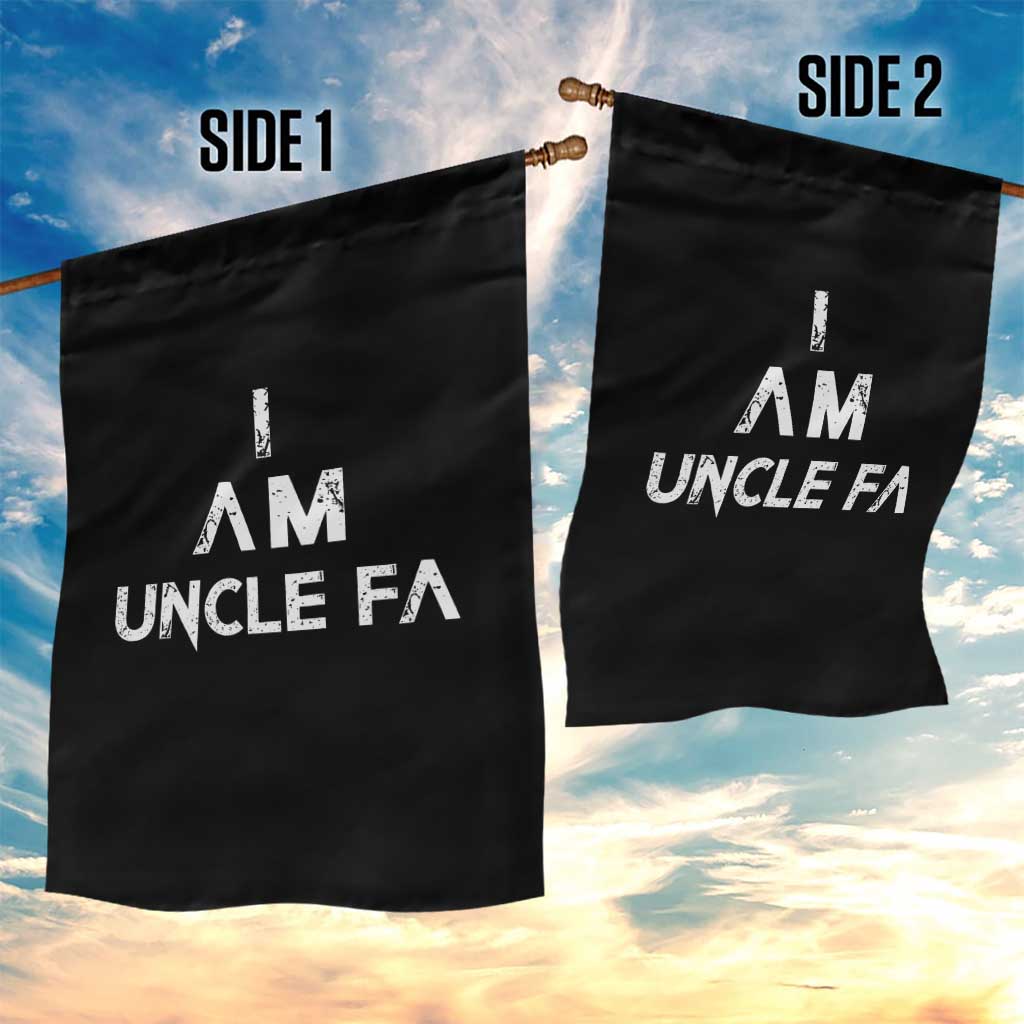 Funny I Am Uncle Fa Garden Flag Political Satire Fight Fascism Protest - Wonder Print Shop