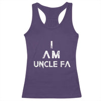 Funny I Am Uncle Fa Racerback Tank Top Political Satire Fight Fascism Protest - Wonder Print Shop