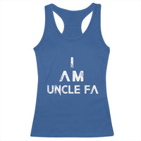 Funny I Am Uncle Fa Racerback Tank Top Political Satire Fight Fascism Protest - Wonder Print Shop