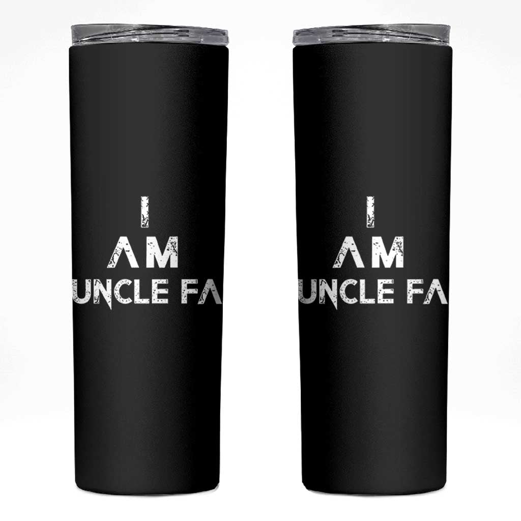 Funny I Am Uncle Fa Skinny Tumbler Political Satire Fight Fascism Protest - Wonder Print Shop