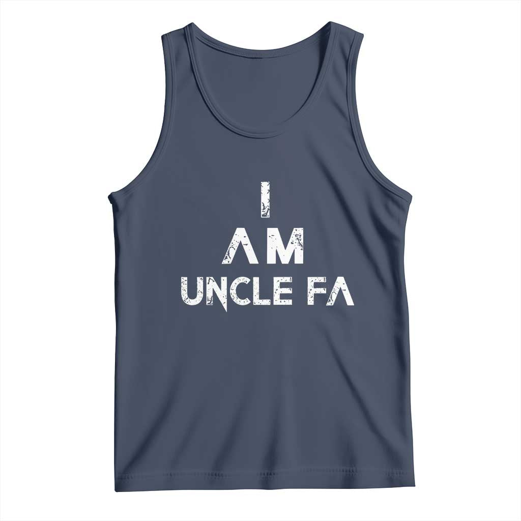Funny I Am Uncle Fa Tank Top Political Satire Fight Fascism Protest - Wonder Print Shop