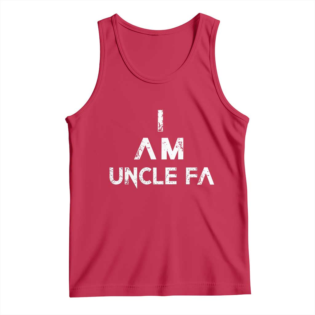 Funny I Am Uncle Fa Tank Top Political Satire Fight Fascism Protest - Wonder Print Shop