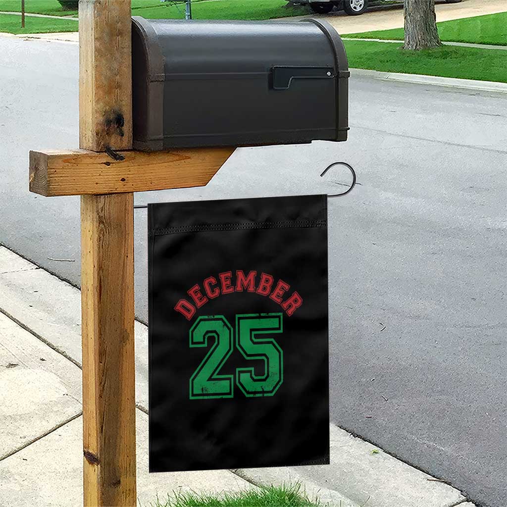 December 25 Christmas Sport Jersey Number Xmas Garden Flag - Wonder Print Shop