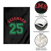 December 25 Christmas Sport Jersey Number Xmas Garden Flag - Wonder Print Shop