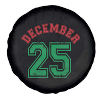 December 25 Christmas Sport Jersey Number Xmas Spare Tire Cover - Wonder Print Shop