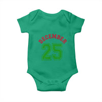 December 25 Christmas Sport Jersey Number Xmas Baby Onesie - Wonder Print Shop