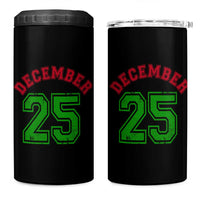 December 25 Christmas Sport Jersey Number Xmas 4 in 1 Can Cooler Tumbler - Wonder Print Shop