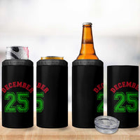 December 25 Christmas Sport Jersey Number Xmas 4 in 1 Can Cooler Tumbler - Wonder Print Shop