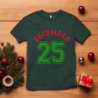 December 25 Christmas Sport Jersey Number Xmas T Shirt - Wonder Print Shop