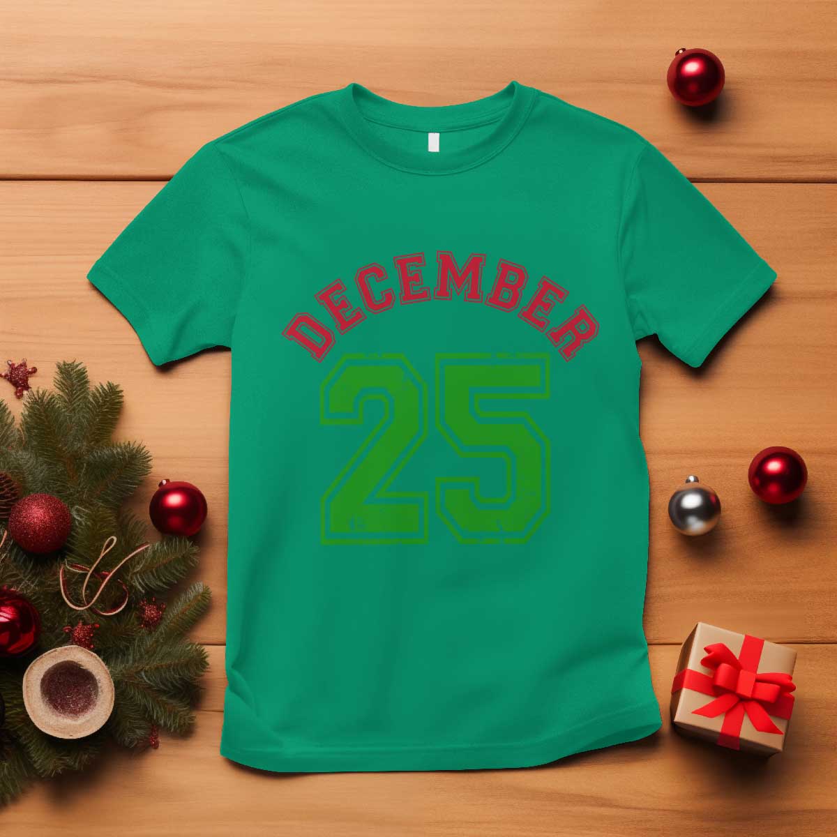 December 25 Christmas Sport Jersey Number Xmas T Shirt - Wonder Print Shop
