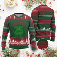December 25 Xmas Sport Jersey Number Xmas Ugly Christmas Sweater - Wonder Print Shop