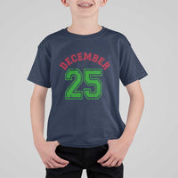 December 25 Christmas Sport Jersey Number Xmas T Shirt For Kid - Wonder Print Shop