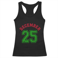 December 25 Christmas Sport Jersey Number Xmas Racerback Tank Top - Wonder Print Shop