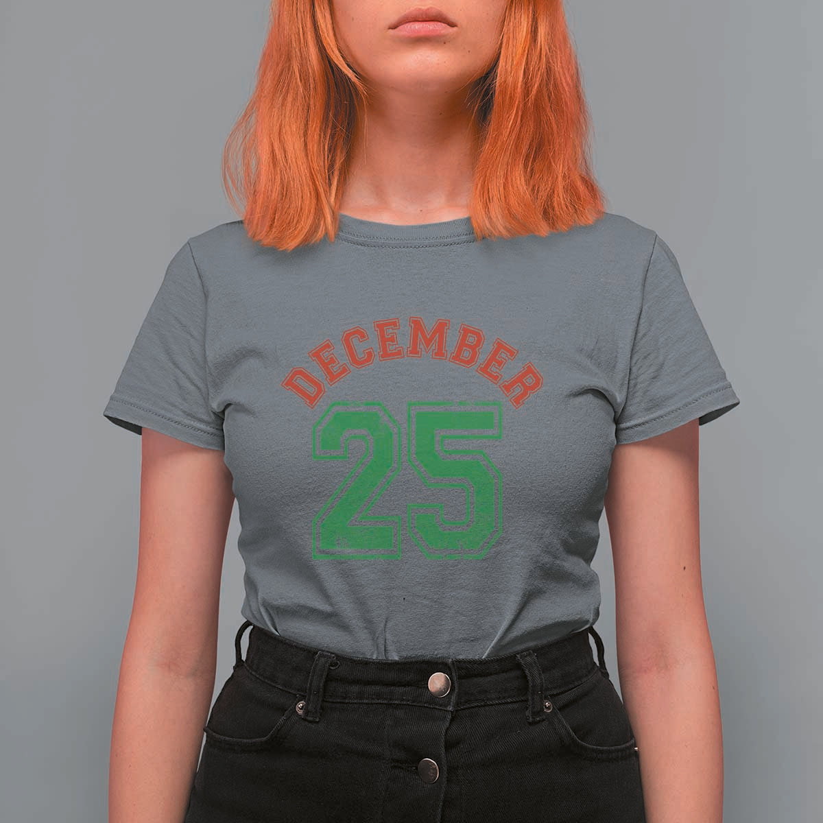 December 25 Christmas Sport Jersey Number Xmas T Shirt For Women - Wonder Print Shop