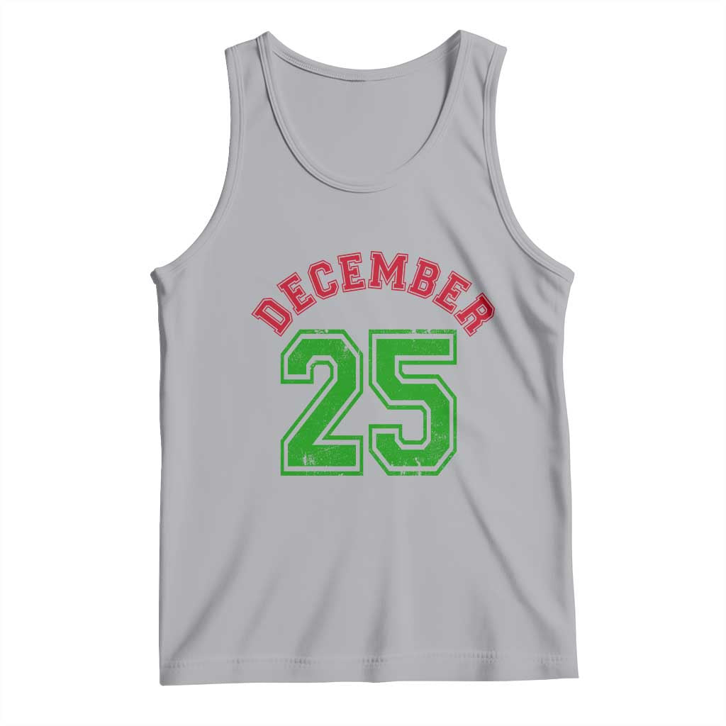 December 25 Christmas Sport Jersey Number Xmas Tank Top - Wonder Print Shop