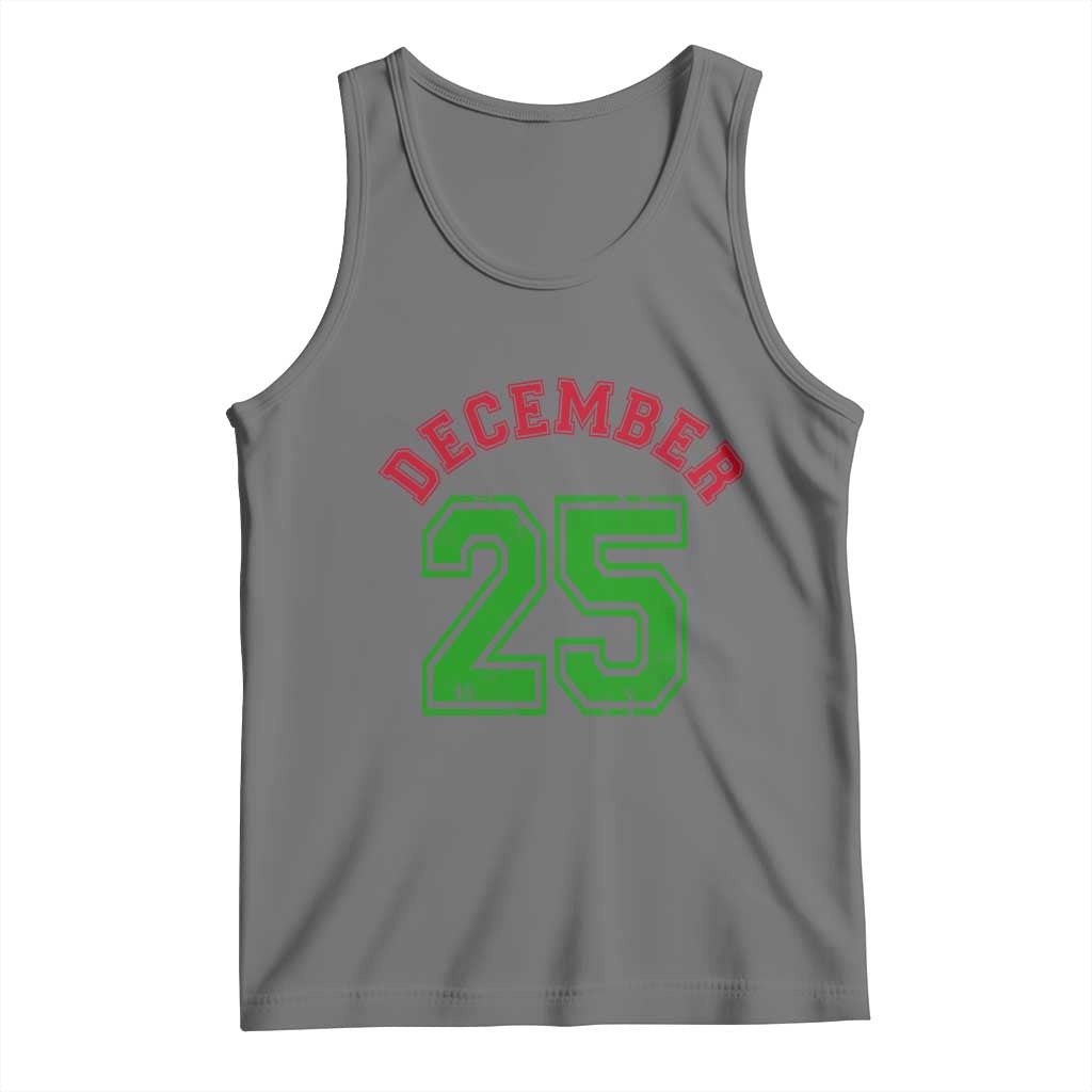 December 25 Christmas Sport Jersey Number Xmas Tank Top - Wonder Print Shop