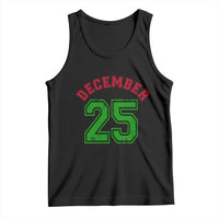 December 25 Christmas Sport Jersey Number Xmas Tank Top - Wonder Print Shop