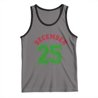 December 25 Christmas Sport Jersey Number Xmas Tank Top - Wonder Print Shop