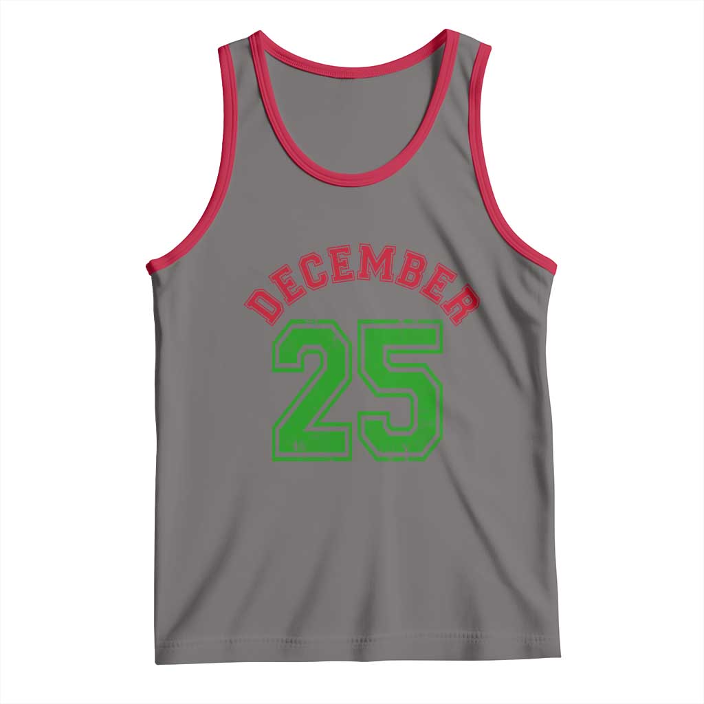 December 25 Christmas Sport Jersey Number Xmas Tank Top - Wonder Print Shop