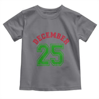 December 25 Christmas Sport Jersey Number Xmas Toddler T Shirt - Wonder Print Shop