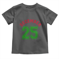 December 25 Christmas Sport Jersey Number Xmas Toddler T Shirt - Wonder Print Shop