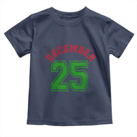 December 25 Christmas Sport Jersey Number Xmas Toddler T Shirt - Wonder Print Shop