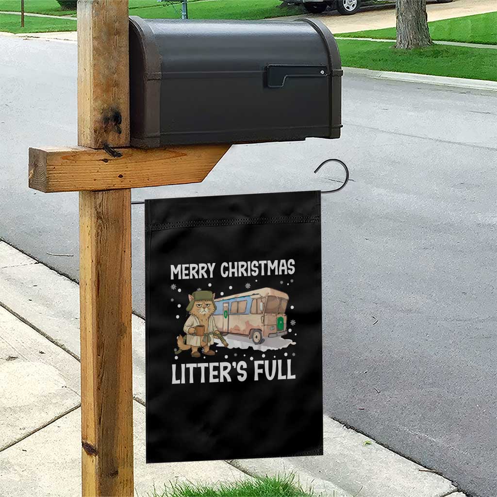 Funny Merry Christmas Litter's Full Cat Parody Garden Flag Xmas Movie - Wonder Print Shop