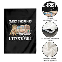 Funny Merry Christmas Litter's Full Cat Parody Garden Flag Xmas Movie - Wonder Print Shop