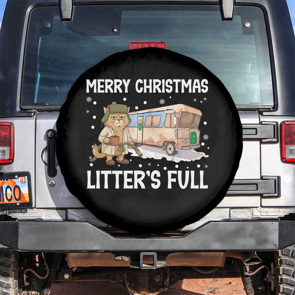 Funny Merry Christmas Litter's Full Cat Parody Spare Tire Cover Xmas Movie - Wonder Print Shop