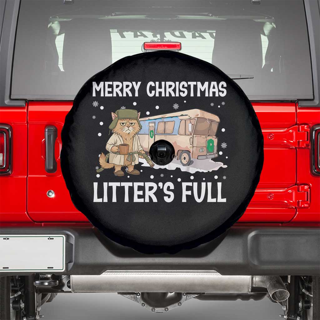 Funny Merry Christmas Litter's Full Cat Parody Spare Tire Cover Xmas Movie - Wonder Print Shop