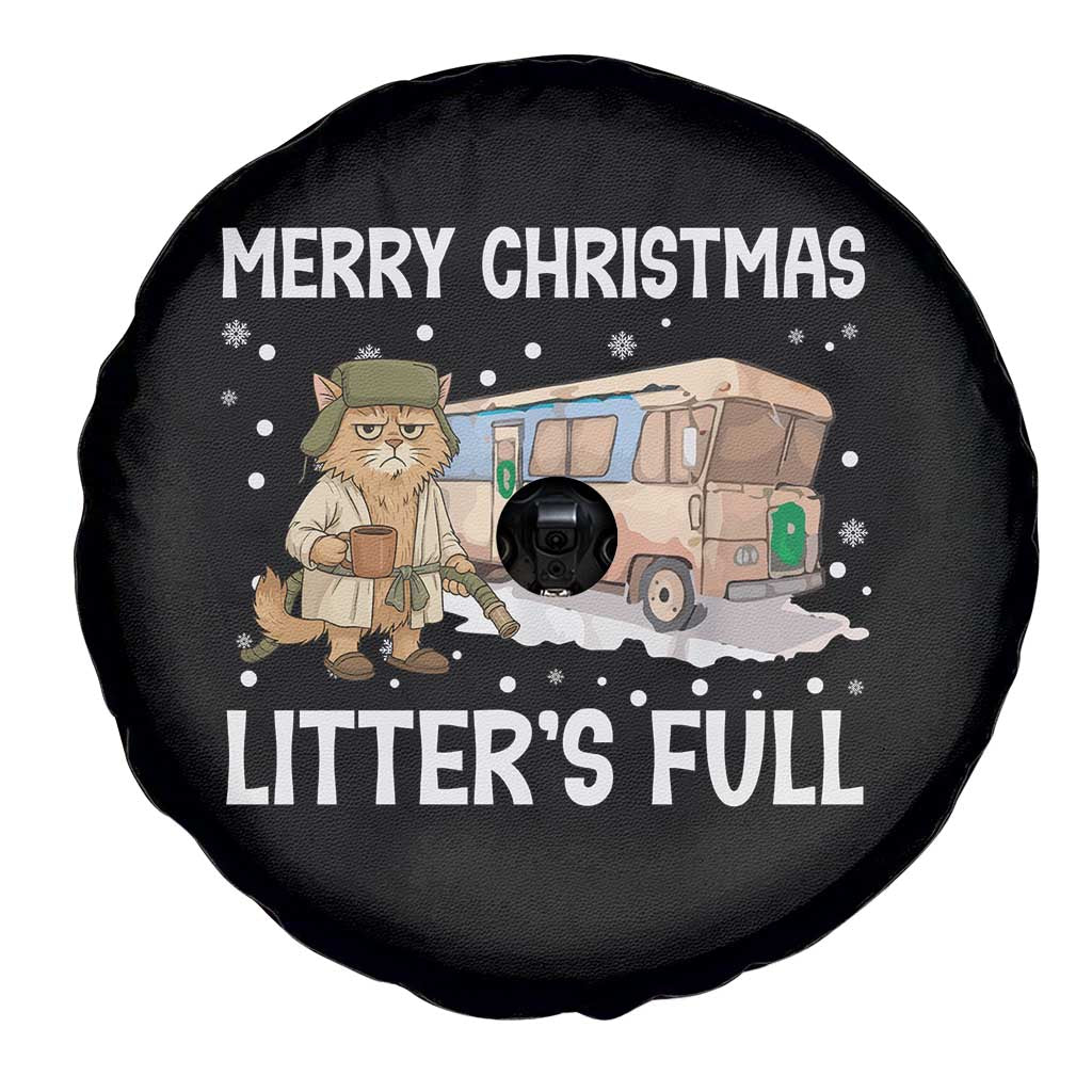 Funny Merry Christmas Litter's Full Cat Parody Spare Tire Cover Xmas Movie - Wonder Print Shop
